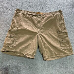 Lee‎ Dungarees Shorts Men's Size 54 Big Beige Cargo Baggy Relaxed Classic Y2k